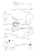 Accessories Diagram and Parts List for 235RII 2007-01 Husqvarna Brush Cutter