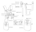 Harness Diagram and Parts List for 235RII 2007-01 Husqvarna Brush Cutter