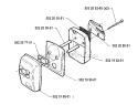 Muffler Diagram and Parts List for 235R 1991-12 Husqvarna Brush Cutter