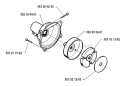 Clutch Diagram and Parts List for 235R 1991-12 Husqvarna Brush Cutter
