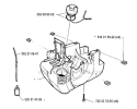 Crankcase Diagram and Parts List for 235R 1991-12 Husqvarna Brush Cutter
