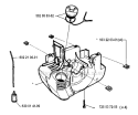 Crankcase Diagram and Parts List for 235R 1993-02 Husqvarna Brush Cutter
