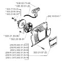 Starter Diagram and Parts List for 235R 1995-11 Husqvarna Brush Cutter