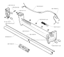 Shaft Diagram and Parts List for 235R 1997-02 Husqvarna Brush Cutter