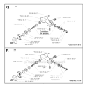 Bevel Gear Diagram and Parts List for 235R 2000-04 Husqvarna Brush Cutter