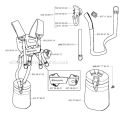 Harness Diagram and Parts List for 235R 2006-01 Husqvarna Brush Cutter