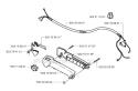 Throttle Controls 1 Diagram and Parts List for 235R 2006-01 Husqvarna Brush Cutter