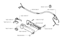 Throttle Controls 2 Diagram and Parts List for 235R 2006-01 Husqvarna Brush Cutter
