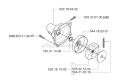 Clutch Diagram and Parts List for 235R 2006-04 Husqvarna Brush Cutter
