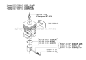 Cylinder Piston Diagram and Parts List for 235R 2006-04 Husqvarna Brush Cutter