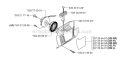 Starter Diagram and Parts List for 235R 2007-01 Husqvarna Brush Cutter