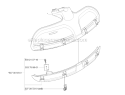Guards 1 Diagram and Parts List for 235R 2009-05 Husqvarna Brush Cutter