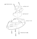 Guards 2 Diagram and Parts List for 235R 2009-05 Husqvarna Brush Cutter