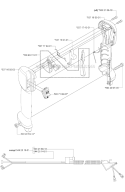 Throttle Controls Diagram and Parts List for 235R 2009-05 Husqvarna Brush Cutter