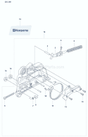 Part Location Diagram of 530057923 Husqvarna Chainsaw Brake Band
