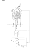 Part Location Diagram of 545101501 Husqvarna Transfer Insert Left 34C