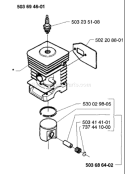 Page O Diagram and Parts List for 235P 235 P 1997-02 Husqvarna Pole Saw