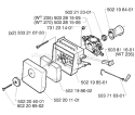 Page B Diagram and Parts List for 232RD 232 RD 1998-01 Husqvarna Trimmer