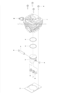 Part Location Diagram of 515375101 Husqvarna Piston