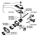 Page A Diagram and Parts List for 238 1984-01 Husqvarna Chainsaw