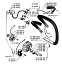 Page E Diagram and Parts List for 238 1984-01 Husqvarna Chainsaw