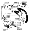 Page F Diagram and Parts List for 238 1985-05 Husqvarna Chainsaw