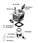 Page I Diagram and Parts List for 238 1985-05 Husqvarna Chainsaw