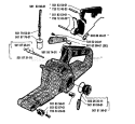 Page L Diagram and Parts List for 238 1985-11 Husqvarna Chainsaw