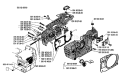 Page D Diagram and Parts List for 238 1985-11 Husqvarna Chainsaw