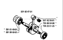 Page E Diagram and Parts List for 238 1985-11 Husqvarna Chainsaw