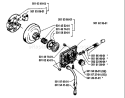 Page H Diagram and Parts List for 238 1985-11 Husqvarna Chainsaw