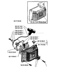 Page K Diagram and Parts List for 238 1986-02 Husqvarna Chainsaw