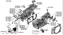 Page D Diagram and Parts List for 238 1986-02 Husqvarna Chainsaw