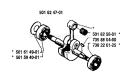 Page E Diagram and Parts List for 238 1986-02 Husqvarna Chainsaw