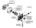 Page H Diagram and Parts List for 238 1986-02 Husqvarna Chainsaw