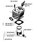 Page I Diagram and Parts List for 238 1986-02 Husqvarna Chainsaw