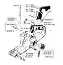 Page L Diagram and Parts List for 238 1986-10 Husqvarna Chainsaw