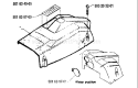 Page M Diagram and Parts List for 238 1986-10 Husqvarna Chainsaw