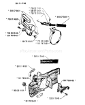 Page C Diagram and Parts List for 238 1986-10 Husqvarna Chainsaw