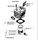 Page I Diagram and Parts List for 238 1986-10 Husqvarna Chainsaw