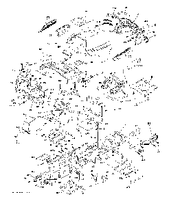 Chassis And Enclosures Diagram and Parts List for CTH200TWIN (96061026300)(2010-01) Husqvarna Lawn Tractor