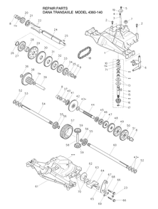 Repair Parts Diagram and Parts List for DANA4360-140  Husqvarna Engine