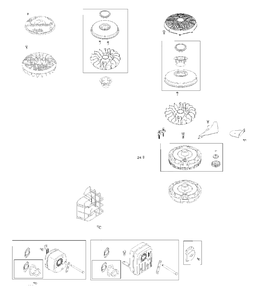 Muffler Diagram and Parts List for 2198073376B1 2017-01 Husqvarna Engine