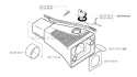 Fuel Tank Diagram and Parts List for 240EPA 2001-01 Husqvarna Brush Cutter