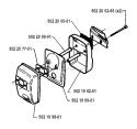 Muffler Diagram and Parts List for 240RBD 1995-01 Husqvarna Brush Cutter