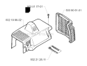 Cylinder Cover Diagram and Parts List for 240RBD 1997-02 Husqvarna Brush Cutter