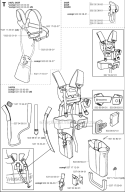 Harness Diagram and Parts List for 240REPA 2002-08 Husqvarna Brush Cutter