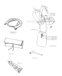 Accessories Diagram and Parts List for 240R 1990-01 Husqvarna Brush Cutter