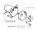 Part Location Diagram of 501838902 Husqvarna Spring