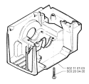 Crankcase Diagram and Parts List for 240R 1996-06 Husqvarna Brush Cutter